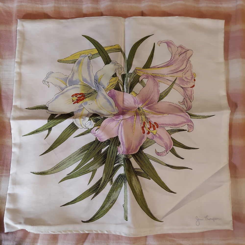 Jim thompson lily pillowcase